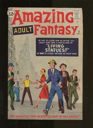 Adult Fantasy 12 Gd/vg 3.  0 1 Book (1962 Marvel) Cameo Apps Lee & Ditko