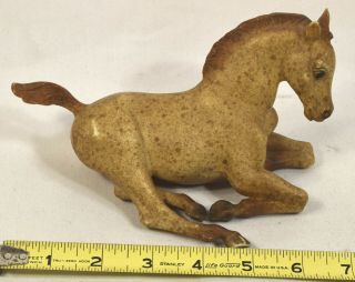 Full Size Breyer Molding Co.  Usa Horse,  Red Roan? Lying Foal Colt Pony