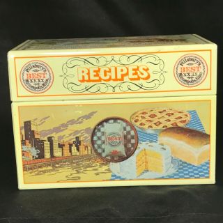 Vintage 1983 Recipe Box Pillsbury 