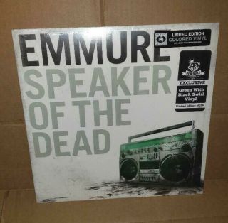 Emmure Lp Record Speaker Of The Dead Green Black Swirl Colored Vinyl 150