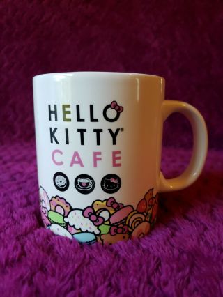 Hello kitty cafe exclusive ceramic coffee tea mug cup 14 oz 3