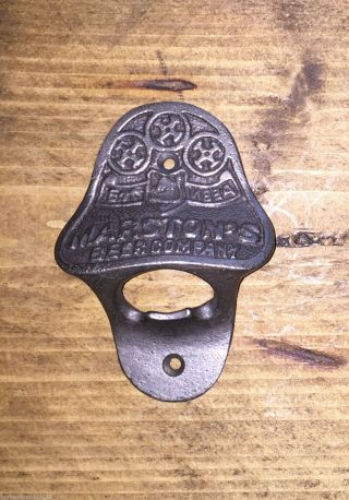 Cast Iron Bottle Opener/wall Mounted/heavy/vintage/rustic/antiqued/marstons Beer