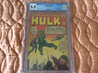 Incredible Hulk Issue 3 Cgc 5.  0