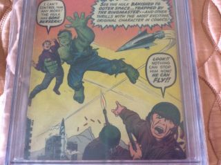 Incredible Hulk Issue 3 CGC 5.  0 2