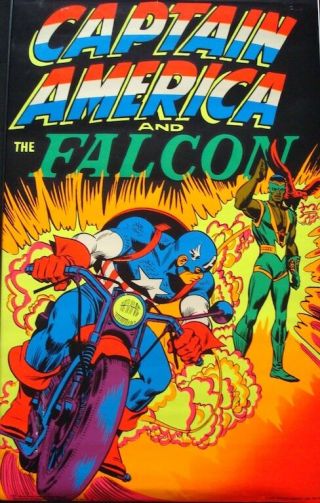Captain America And Falcon Marvel Third Eye Black Light Poster Te4015 Romita