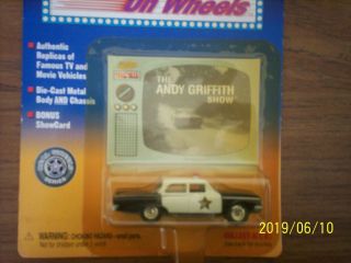 Johnny Lightning Hollywood On Wheels Andy Griffith Show Ford Police Car 1998