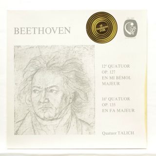 Talich Quartet - Beethoven String Quartets Nos.  12 & 16 Calliope Lp Nm