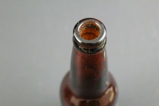 Vintage Utica Club Pale Cream Ale Beer Paper Label Amber Bottle 12 OZ NY 422 4