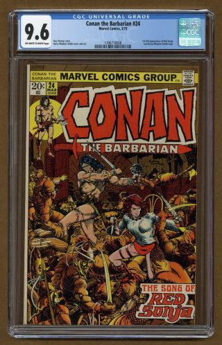 Conan The Barbarian (marvel) 24 1973 Cgc 9.  6 1396718008
