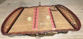 Antique Chinese Musical String Instrument Harp Zither Hammered Dulcimer Yangqin