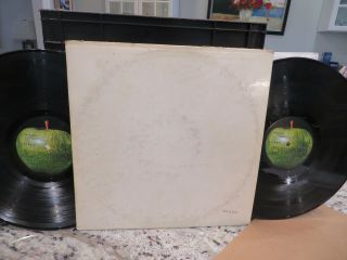 The Beatles White Album 1968 Press Numbered W Poster 2 Lp Set Vg Vinyls