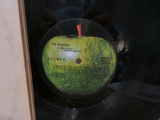 The BEATLES WHITE ALBUM 1968 PRESS NUMBERED W POSTER 2 LP SET VG VINYLS 3