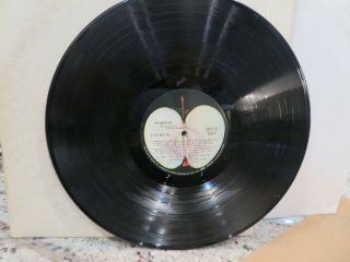 The BEATLES WHITE ALBUM 1968 PRESS NUMBERED W POSTER 2 LP SET VG VINYLS 6