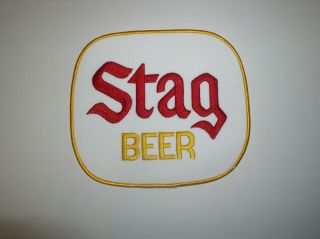 8 - 10 Vintage Stag Beer Patch From Old Stock 5 X 7 Inches