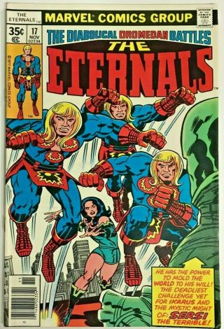 Eternals 17 Vf 1977 Jack Kirby Marvel Bronze Age Comics
