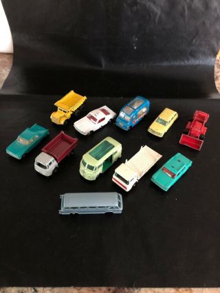 Group Of 11 Vintage Matchbox Toy Cars