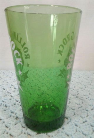 Rolling Rock Extra Pale Green Large Pint Beer Glass 5 7/8 
