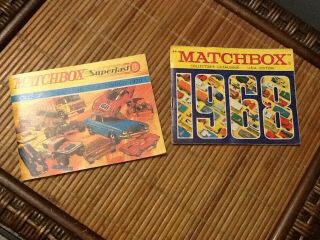 Matchbox 1968 And 1970 Collectors Catalogues Vintage