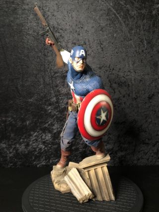 Exclusive Sideshow Collectibles Captain America Premium Format Exclusive Statue