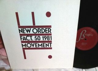 Order Movement.  Fact.  50 1981 12 " Lp Nm