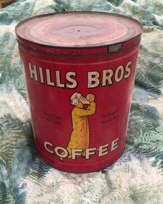 Vintage Hills Brothers Coffee 15 Pound Tin 2 Harrison St San Francisco 2