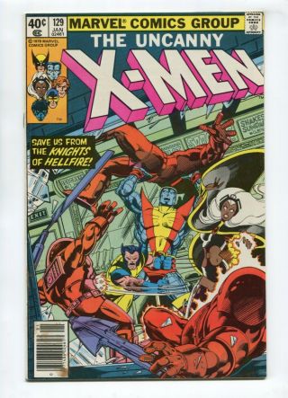 1980 Marvel Uncanny X - Men 129 1st Appearance Of Kitty Pryde Emma Frost Vf - B1