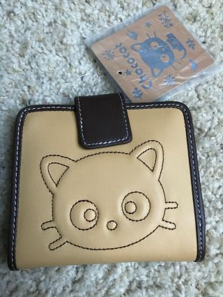 Chococat Leather Tan Wallet