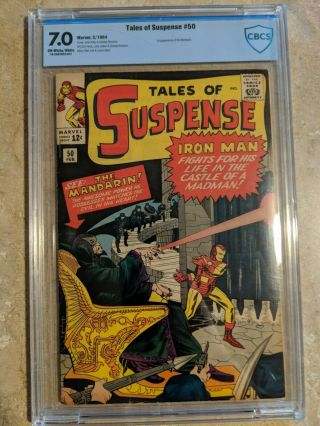 Tales Of Suspense 50 Cbcs 7.  0 Like Cgc 1st Appearance Of The Mandarin