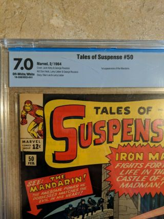 Tales Of Suspense 50 CBCS 7.  0 Like CGC 1st appearance of the Mandarin 2
