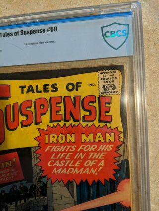 Tales Of Suspense 50 CBCS 7.  0 Like CGC 1st appearance of the Mandarin 5