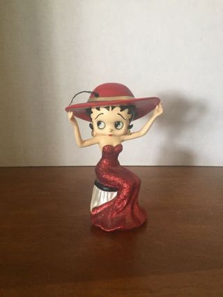 Betty Boop 7 " Figurine Lady In Red Westland Music Box