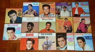 14 X Elvis Presley - Rca Victor Collector Series W.  Covers - Canada 45rpm