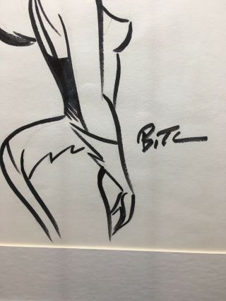 Comic Art Batman Animated Poison Ivy Drawing By Bruce Timm Con SketchNR 5