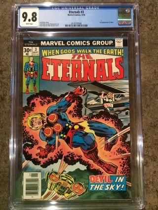 Eternals 3 Cgc 9.  8 1st Appearance Of Sersi