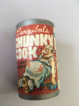 Vintage Fleer Crazy Can Series,  Candy Can,  Chunky Cook