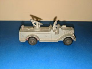 Vintage Die Cast Tootsietoy Federal Water Cannon Fire Truck Toy 1947 - 1948 3 