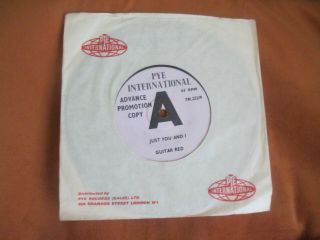 Guitar Red Pye Demo/promo 60s Just You And I Ex Ex Pye 7n25219