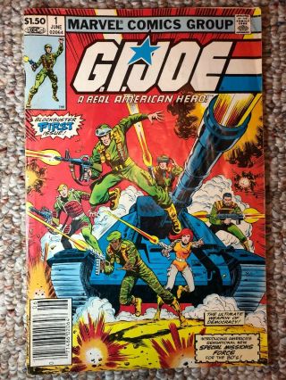 G.  I.  Joe 1 Marvel Comics Group June 1982 First Issue Real American Hero