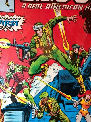 G.  I.  Joe 1 Marvel Comics Group June 1982 First Issue Real American Hero 4