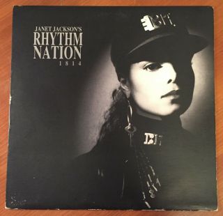 Janet Jackson Rhythm Nation 1814 Vinyl Lp Record A&m Sp 3920 Vg,