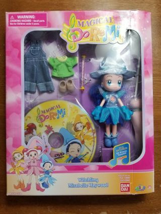 Nib Bandai Magical Doremi Doll Witchling Mirabelle Haywood With Dvd