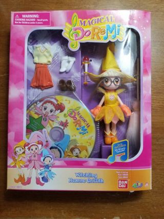 Bandai Magical Doremi Musical Reanne Griffith Witch Doll Witchling 10 " 2005