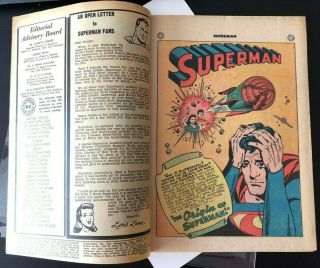 Superman 53 (July - Aug 1951,  DC) Featuring the Origin of Superman 2