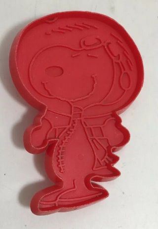 United Feature Vintage 60s Snoopy Astronaut Cookie Cutter Peanuts Dog Beagle