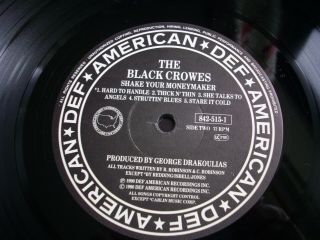 The Black Crowes ‎– Shake Your Money Maker 842 515 - 1 LP Album UK Issue 6