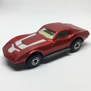 1979 Matchbox Diecast Superfast Chevy Corvette Made In England Red White No 62
