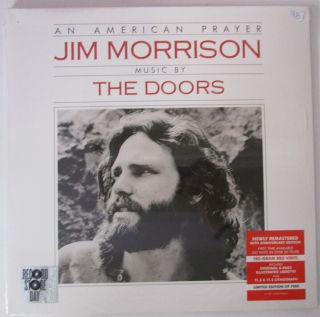 Vinyl Record 12 " Lp An American Prayer Jim Morrison Music By The Doors Red