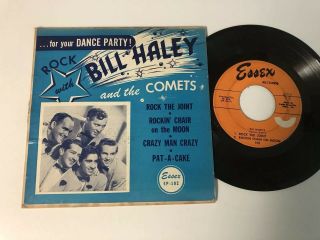 Bill Haley And The Comets 45 Ep,  Picture Cover Essex Label Rare
