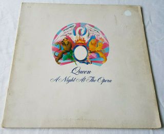 Queen A Night At The Opera EMI France White Vinyl DC 10 VERY RARE 1976 2