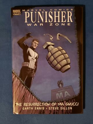 Punisher War Zone The Resurrection Of Ma Gnucci 2009 Hardcover Hc Garth Ennis